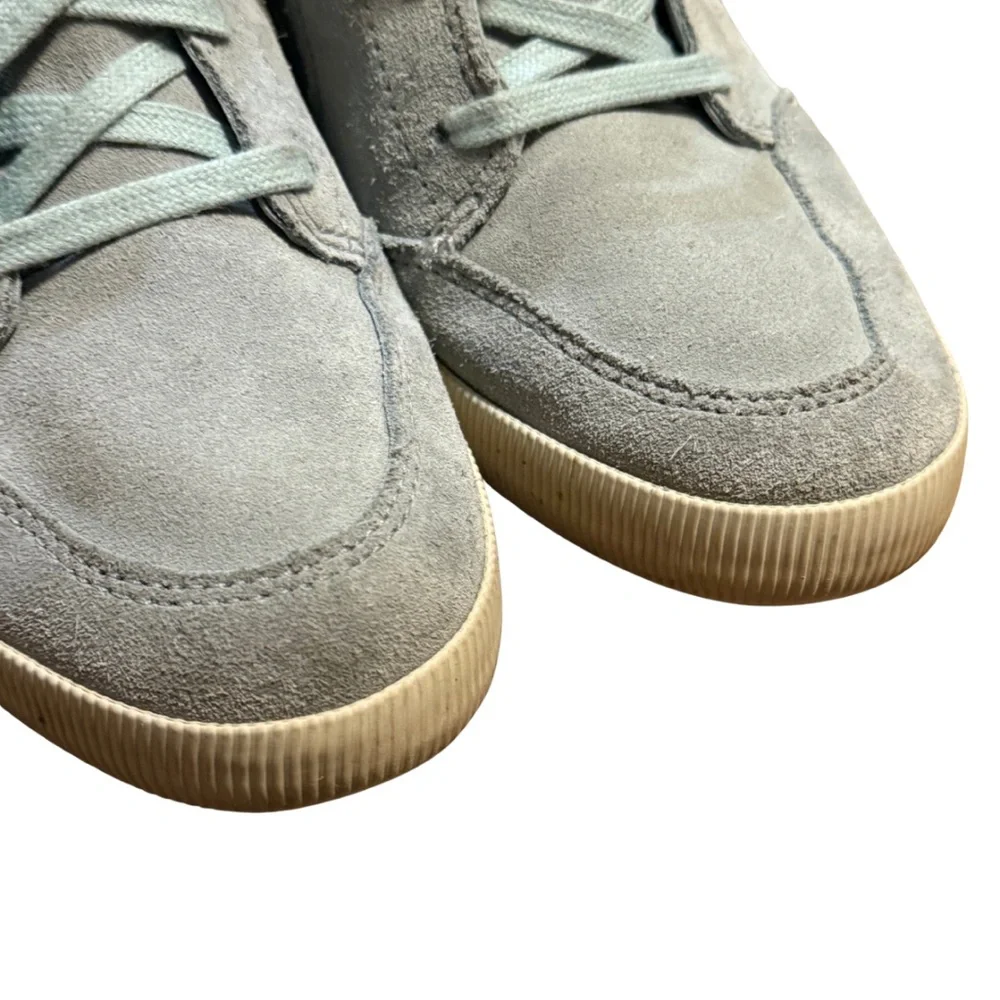 Sorel Women’s Suede High‎ Top Sneakers Light Blue Size 9.5 Casual Comfort Shoes